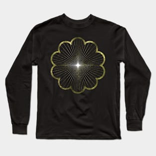 Bright midcentury sun Long Sleeve T-Shirt